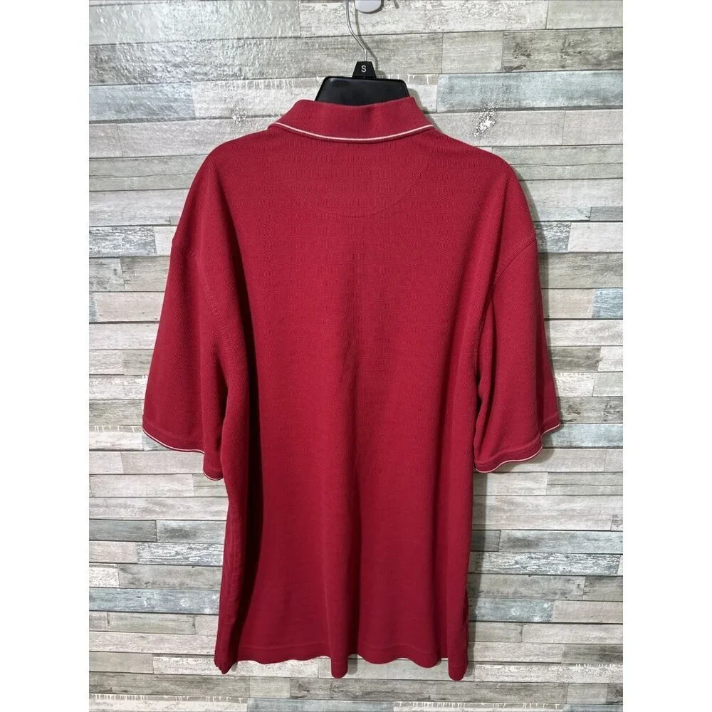 Men’s Nike Dri Fit Polo T-shirt Red Large